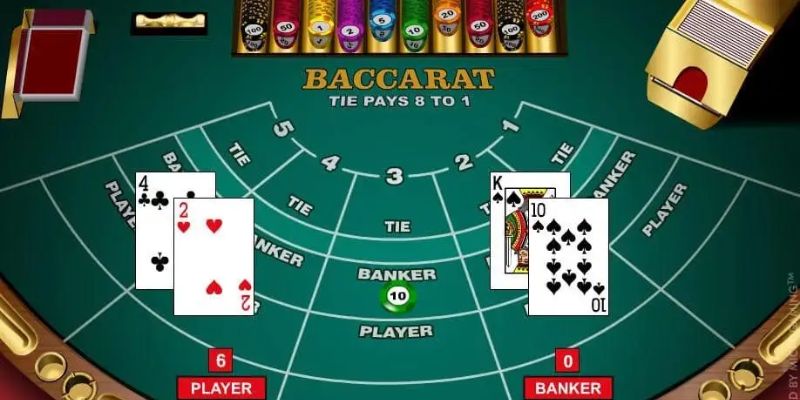 Game bài Baccarat nổi tiếng tại nhà cái PG88